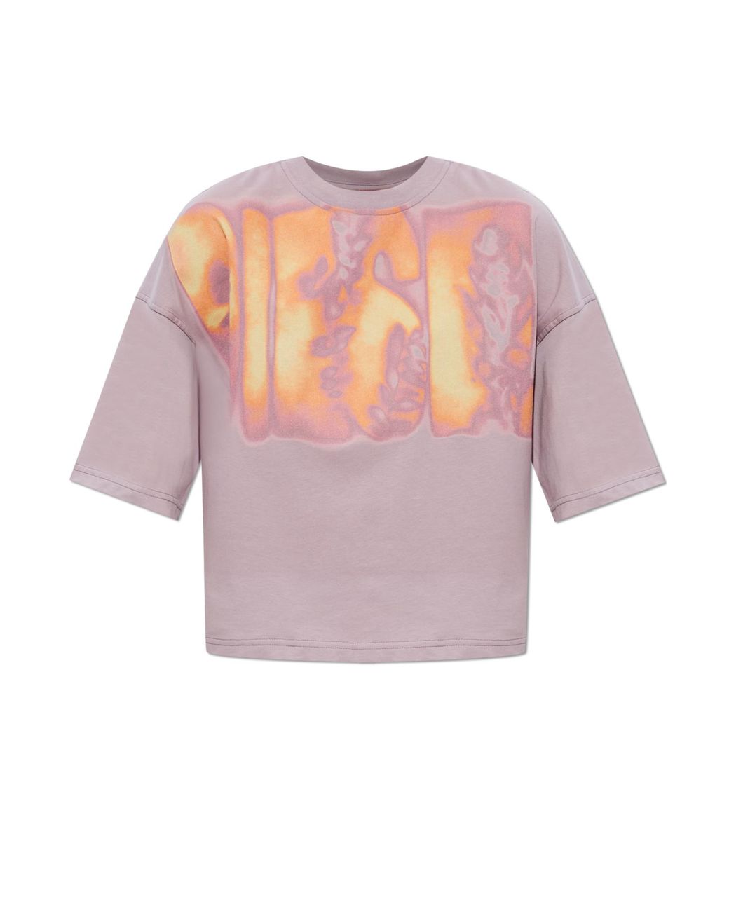 DIESEL Pink T-Shirt 'T-Cropyn-Aa1'