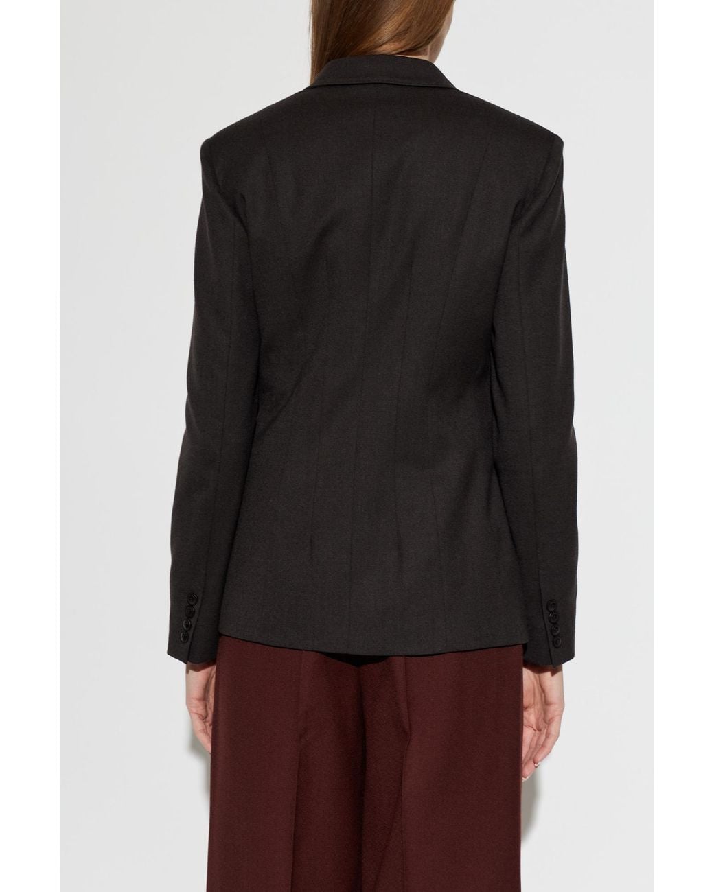 Max Mara Red Wool Jacket 'Mirra'
