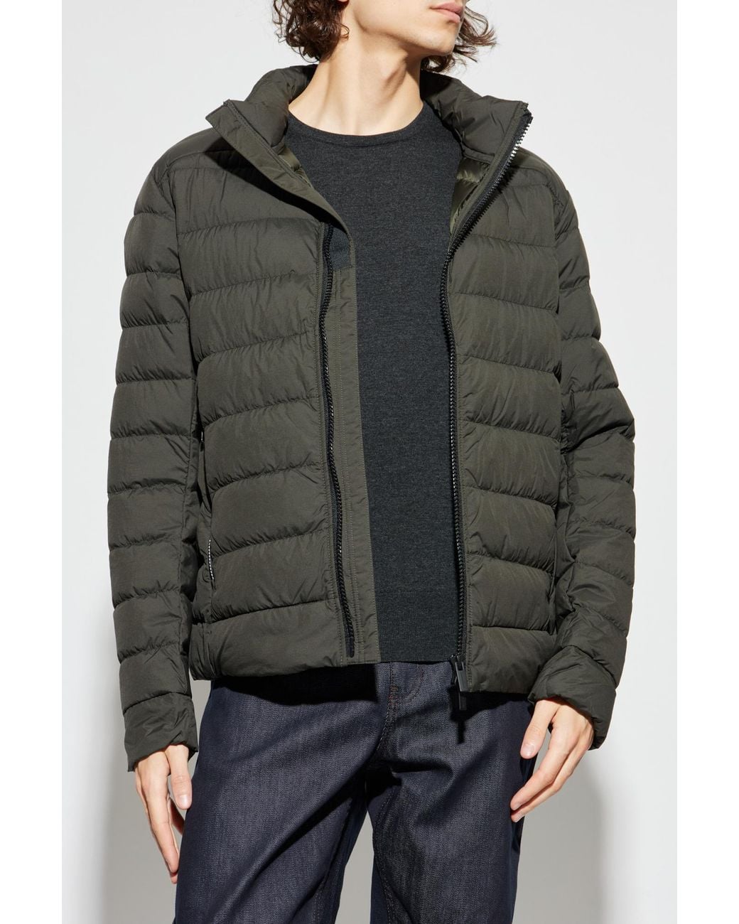 Canada Goose Black Crofton Down Jacket for men