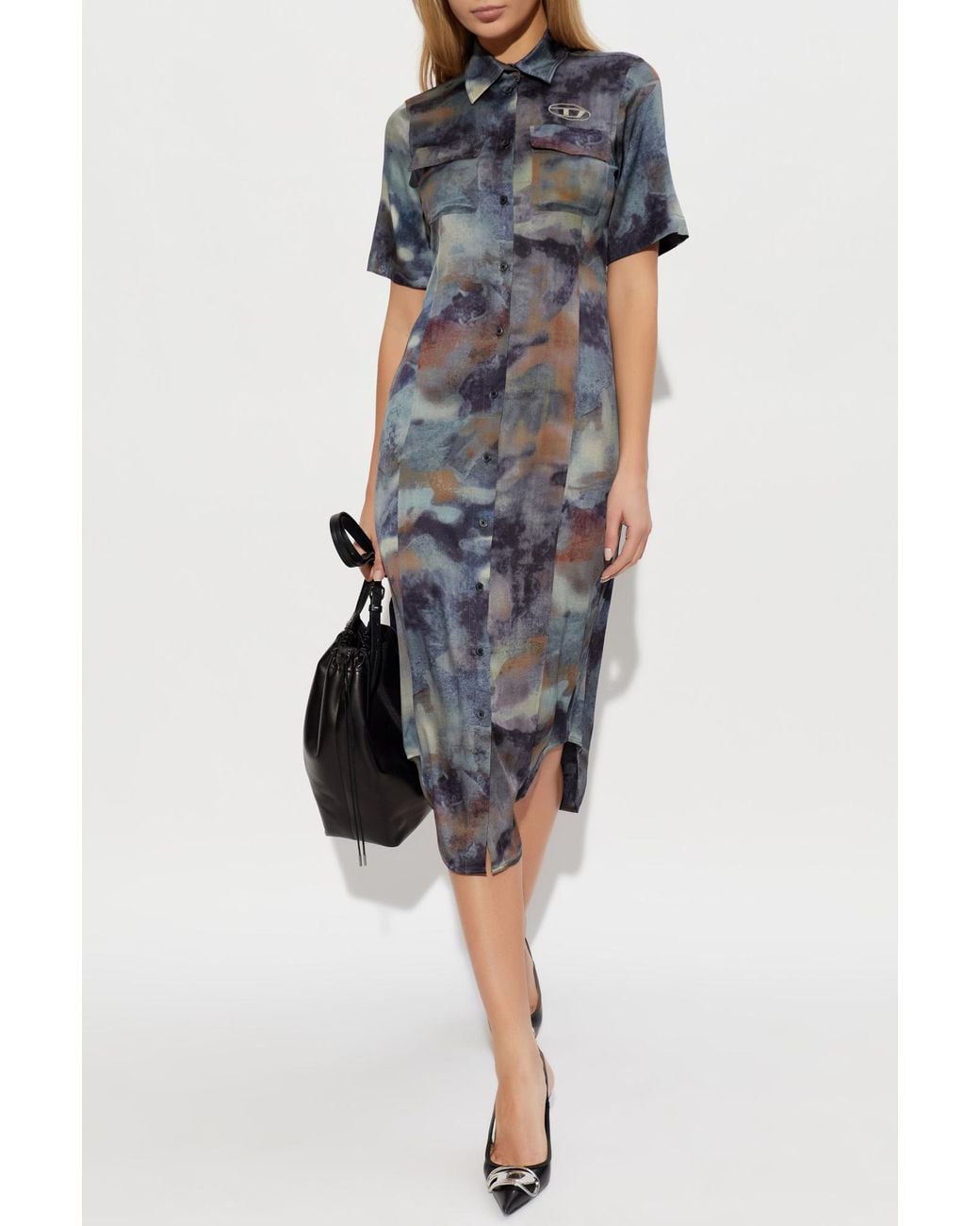 DIESEL Gray Dress 'D-Ana'