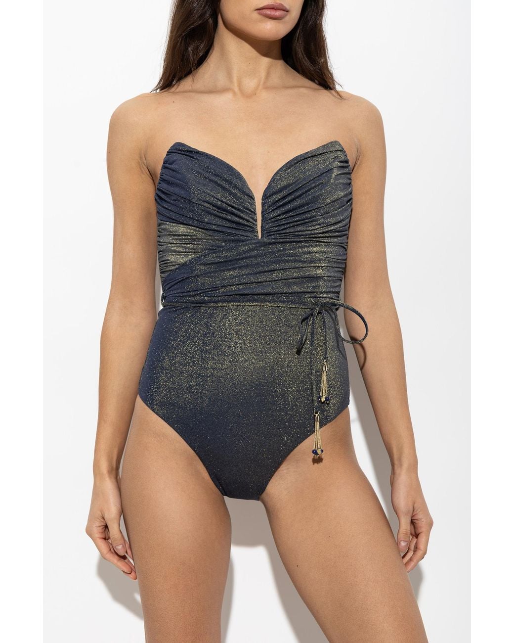 Zimmermann Blue One-Piece Swimsuit