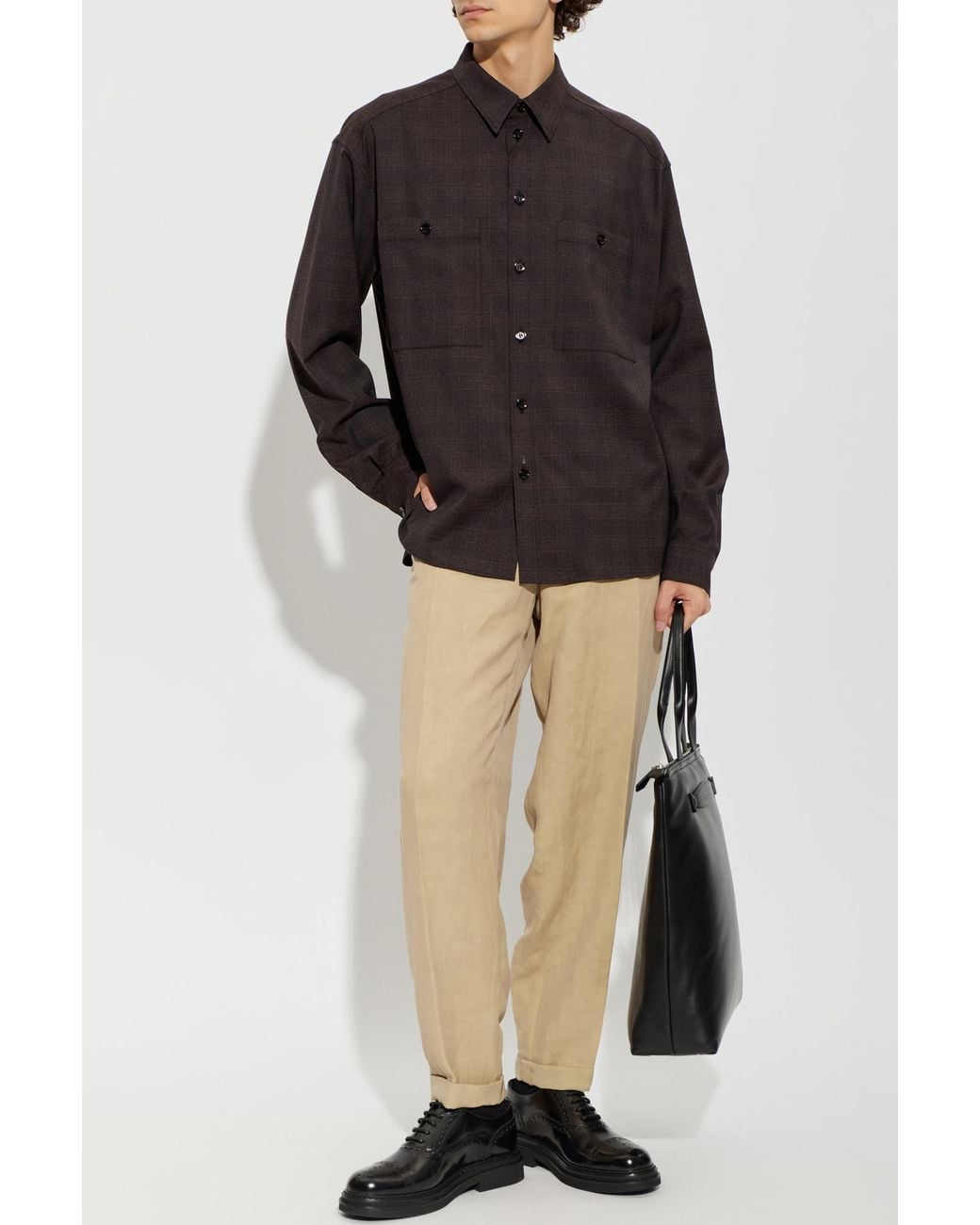 Dolce & Gabbana Natural Straight-Leg Trousers for men