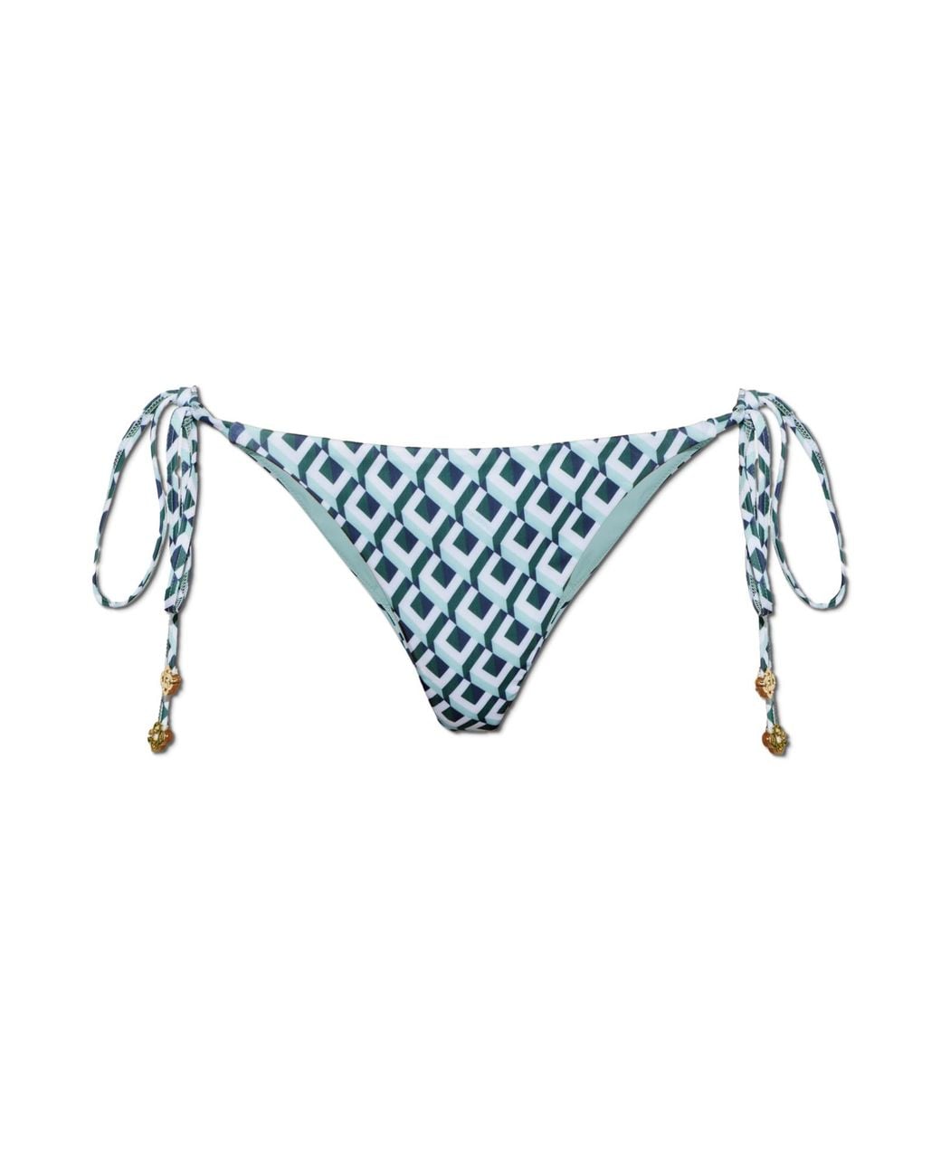 Casablanca Blue Bikini Top