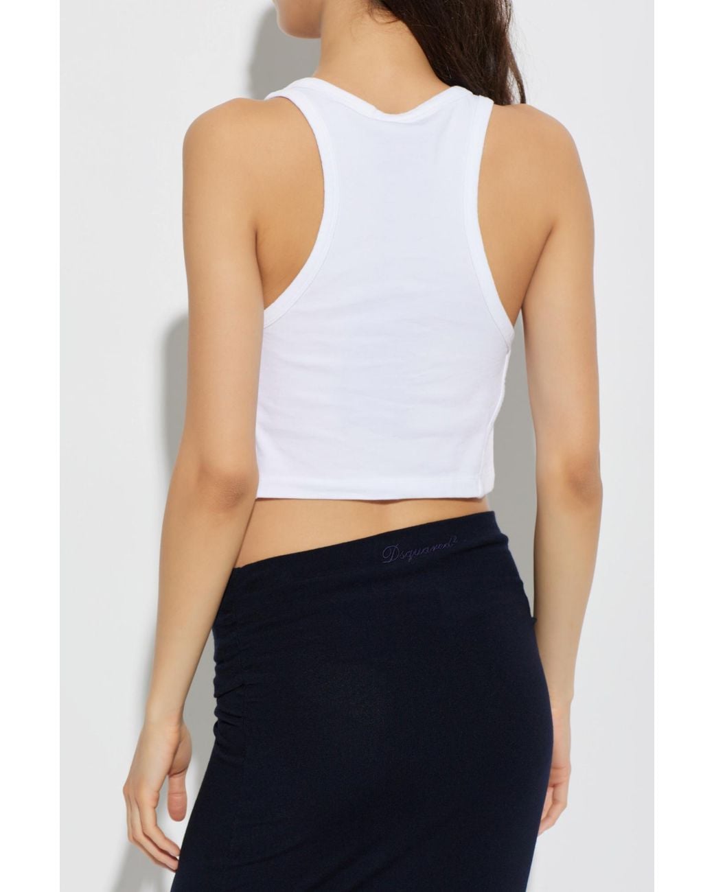 DSquared² White Sleeveless Top