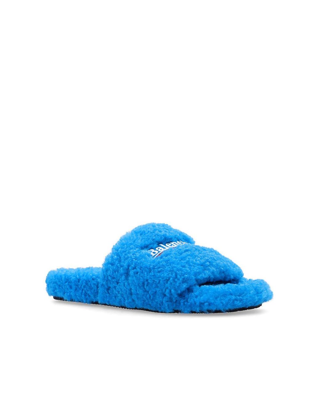 Balenciaga shop slides blue