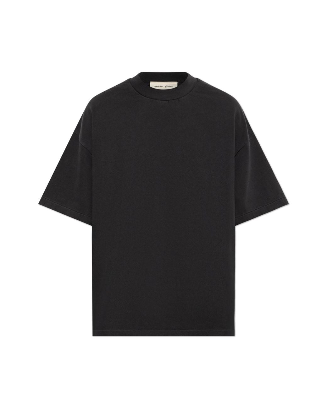 Fear Of God Black Crew Neck T-Shirt