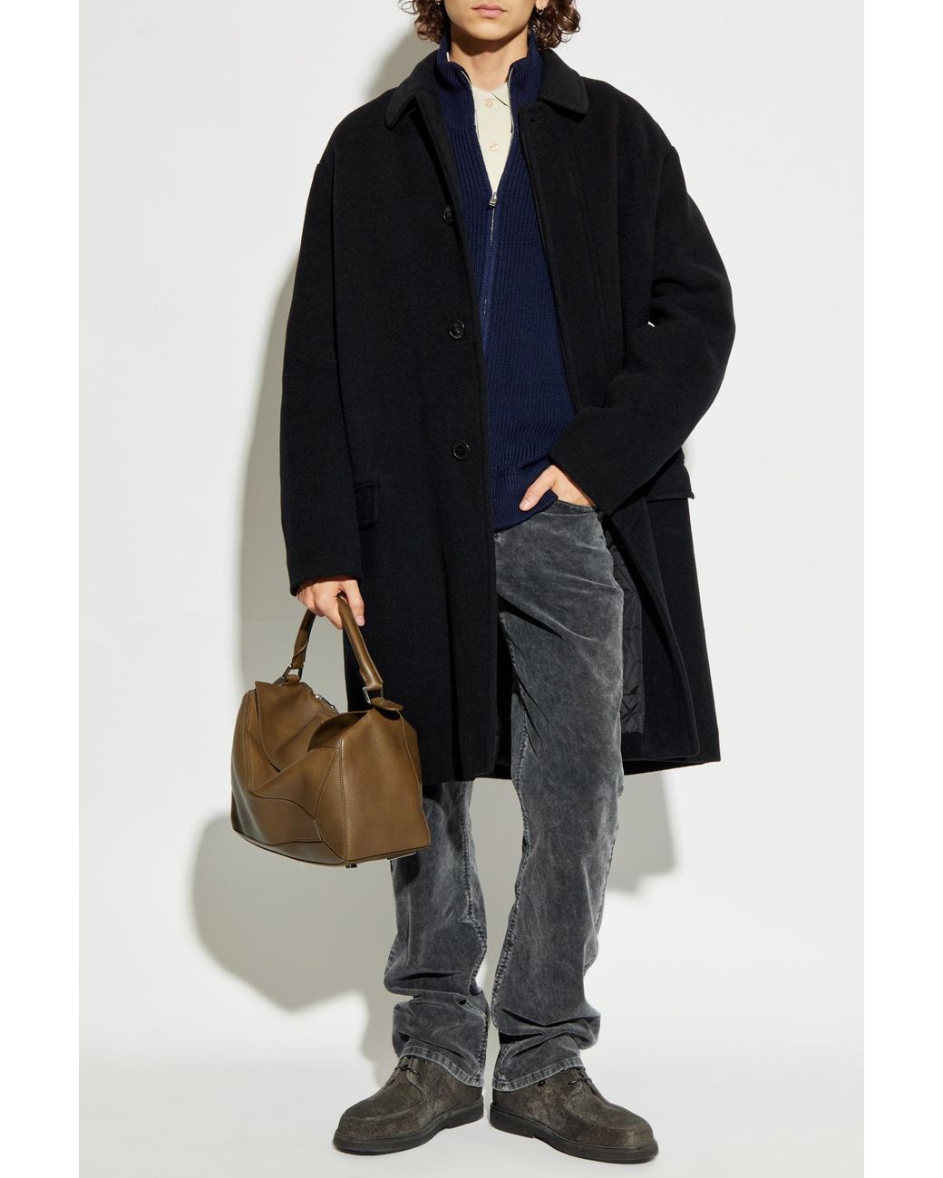Isabel Marant Black Coat "Kirk" for men