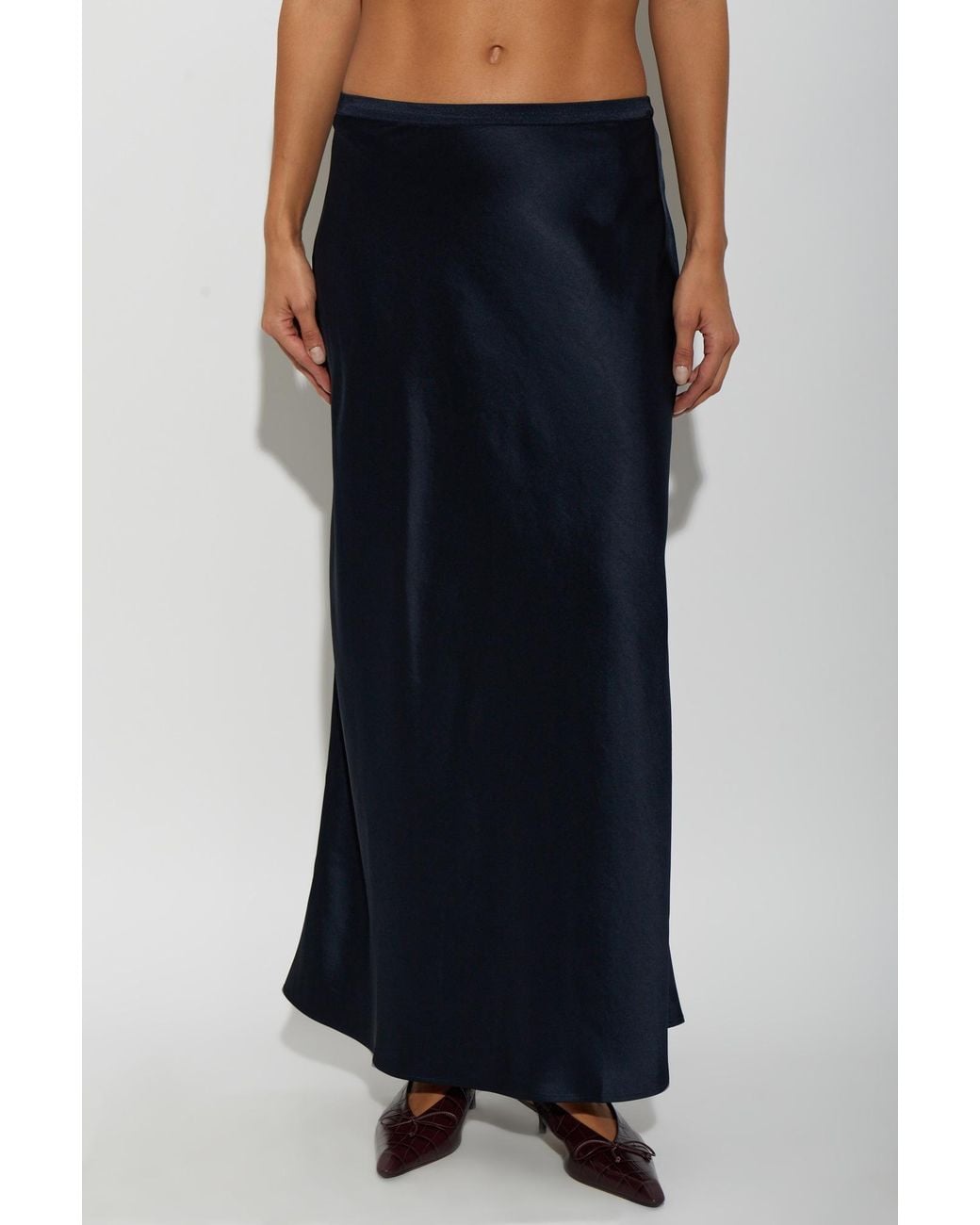 Anine Bing Blue 'Bar Maxi' Skirt
