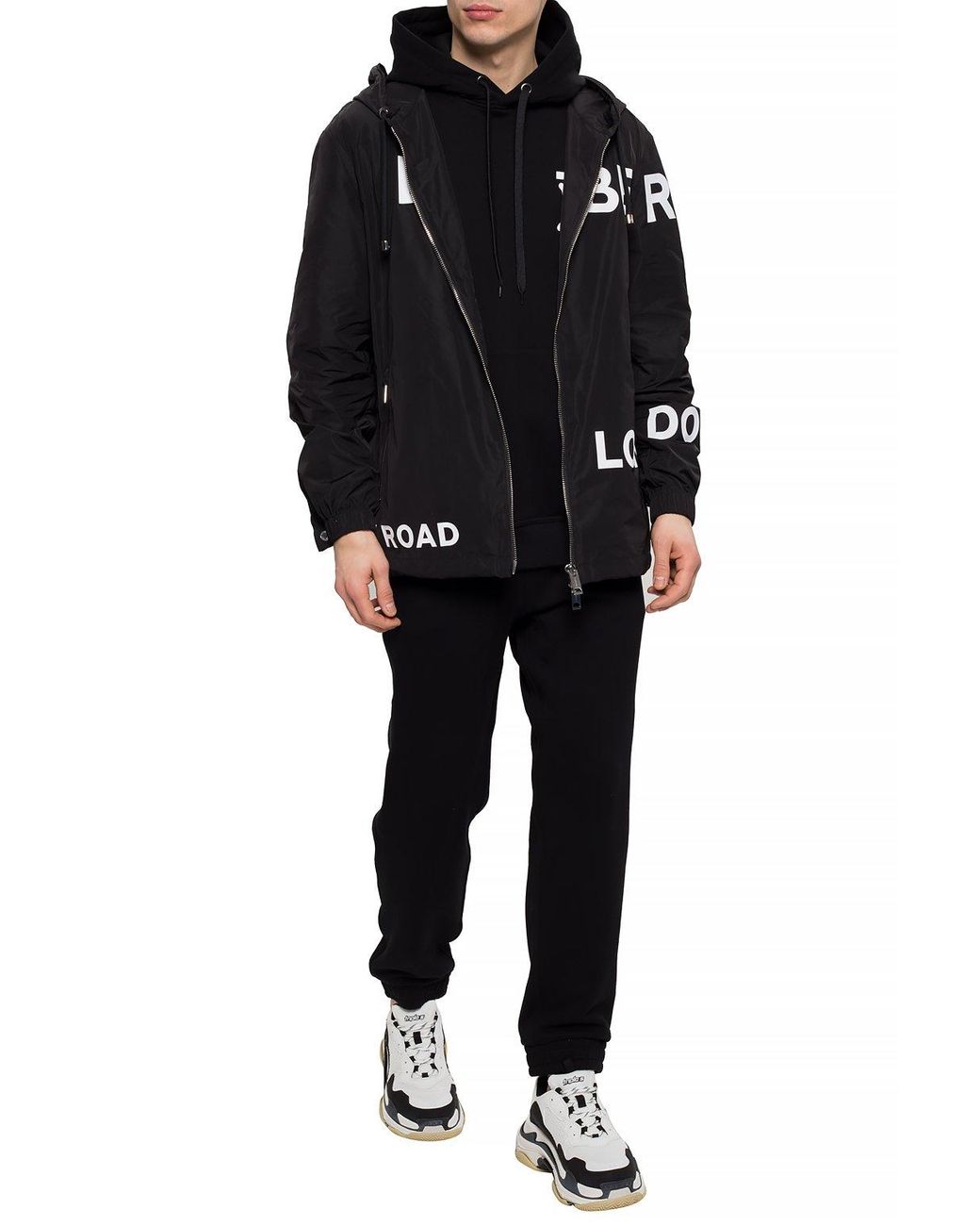 burberry sweatpants black