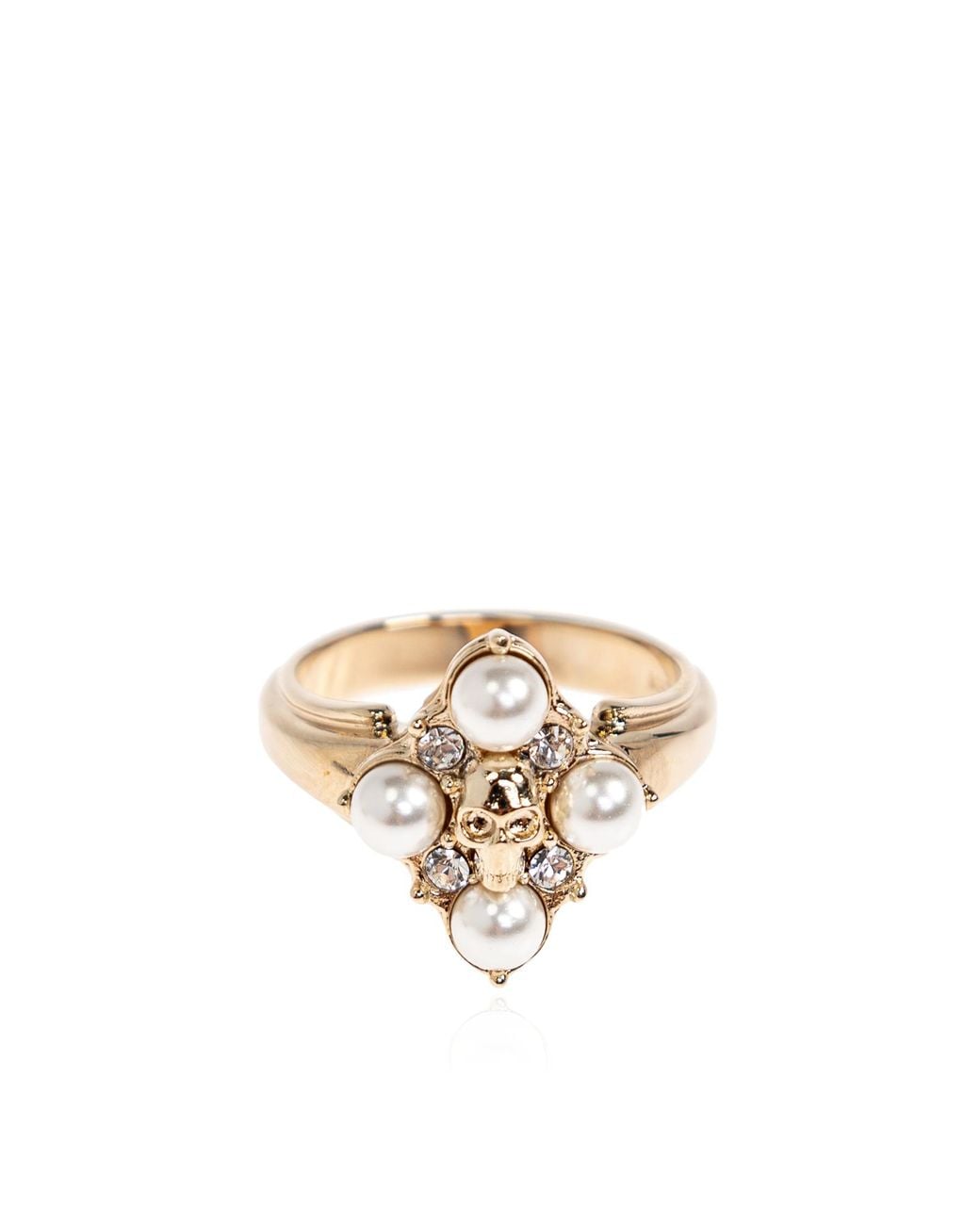 McQueen Brown Brass Ring