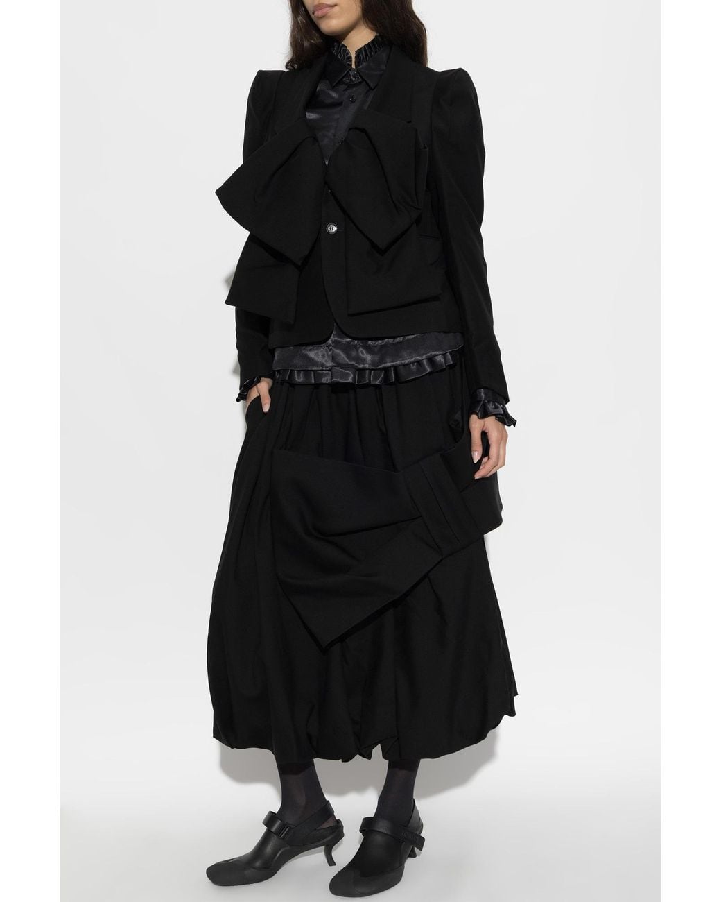 Comme des Garçons Black Wool Blazer