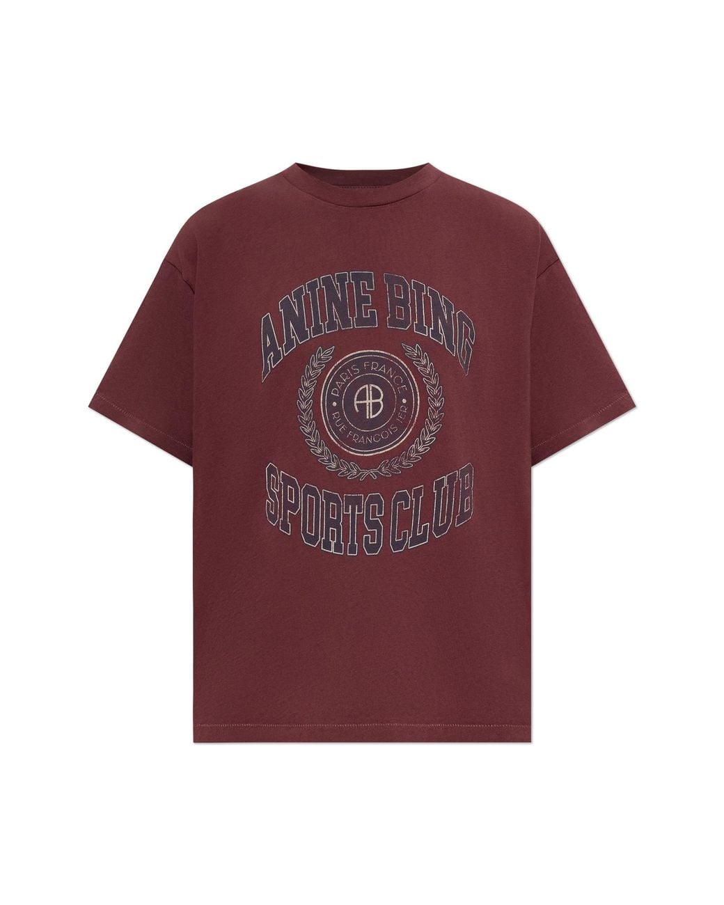 Anine Bing Red T-Shirt 'Cade'