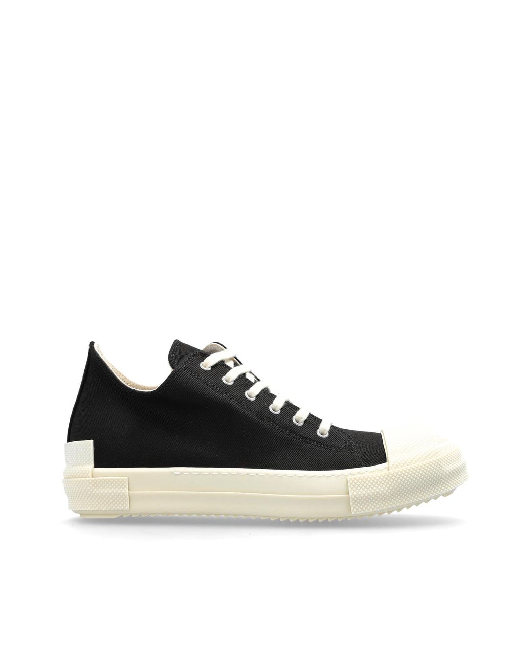 Rick Owens Black 'Low Sneaks' Sports Shoes for men