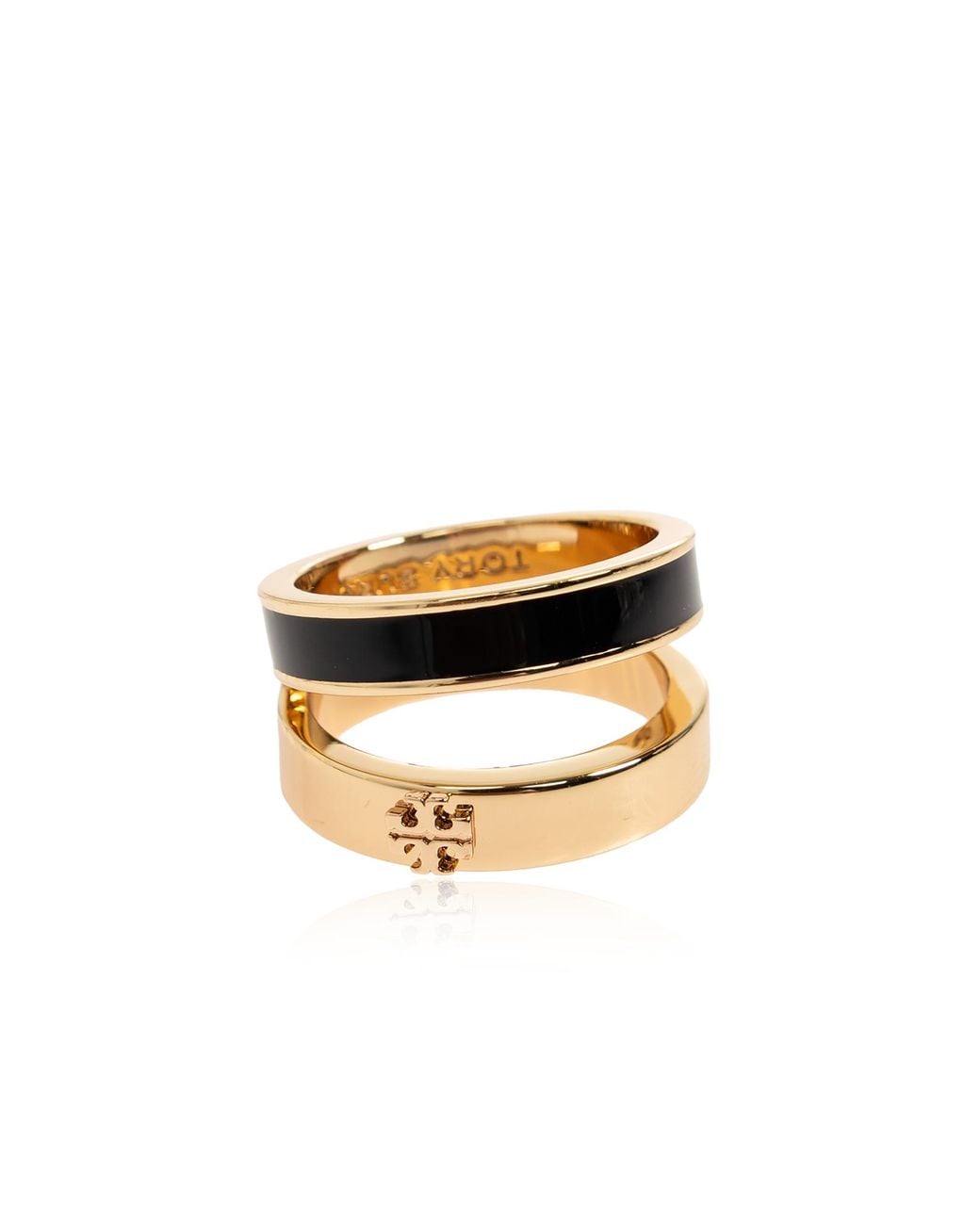 Tory Burch Metallic Ring With Logo