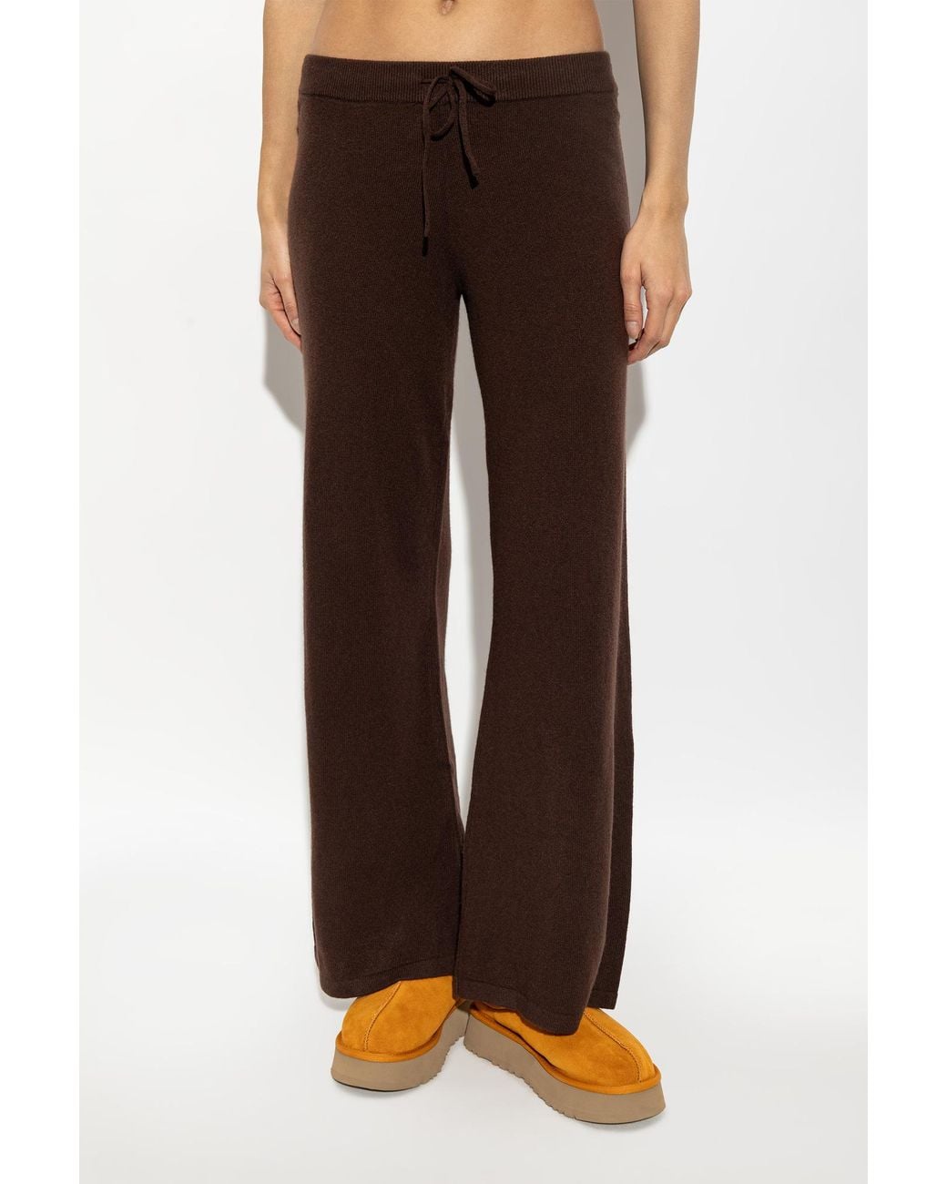 The Upside Brown 'Coco Amelie' Cashmere Trousers