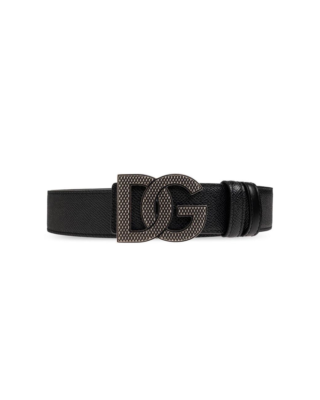 Dolce & Gabbana Black Double-Sided Belt for men