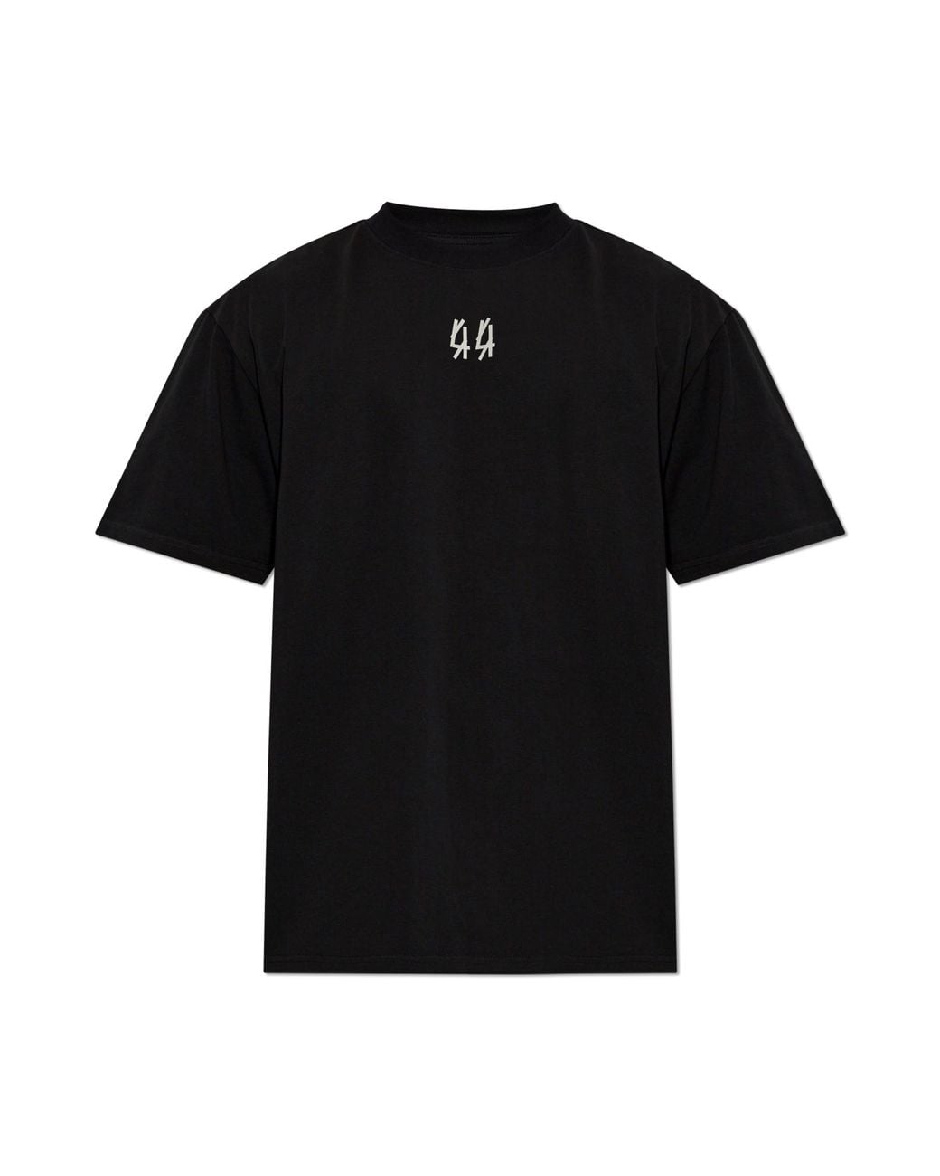 44 Label Group Black T-Shirt With Print for men