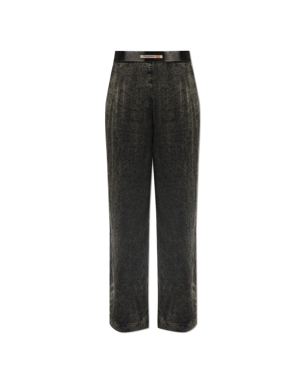 DIESEL Black 'Zayne-Dnm' Trousers for men
