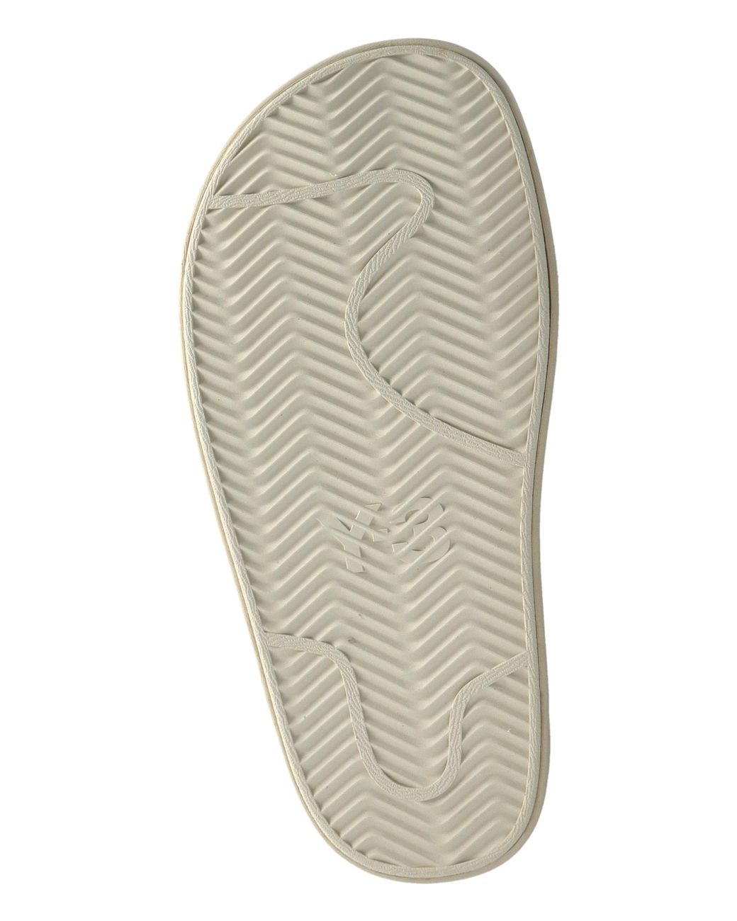 Y-3 White Slides With Logo