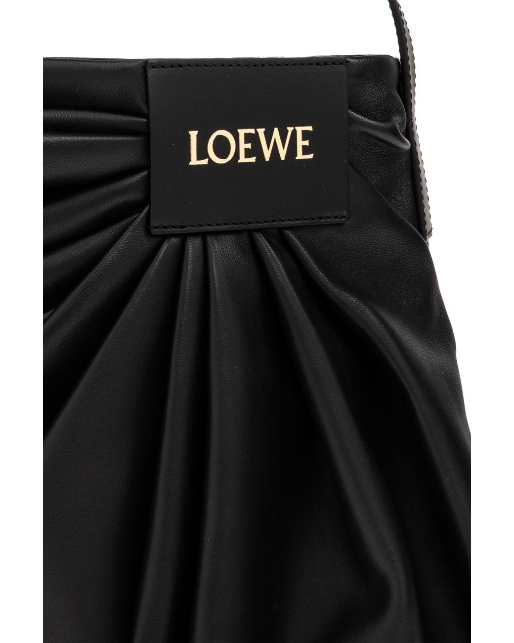 Loewe Black Shoulder Bag 'Draped'