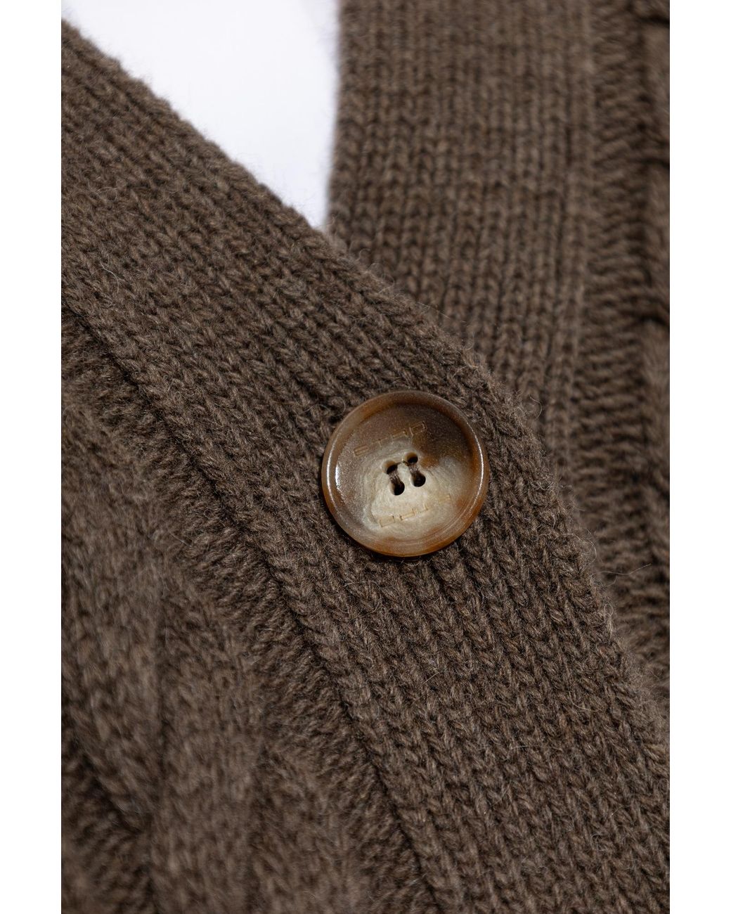 Etro Brown Wool Cardigan