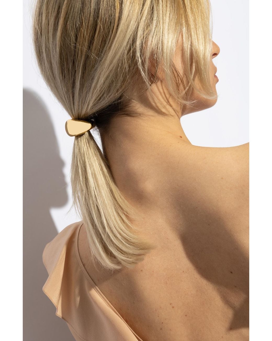 LIE STUDIO Metallic Hair Tie With Application