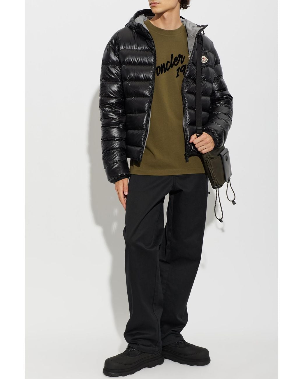 Moncler Black "Forzo" Puffer Jacket for men
