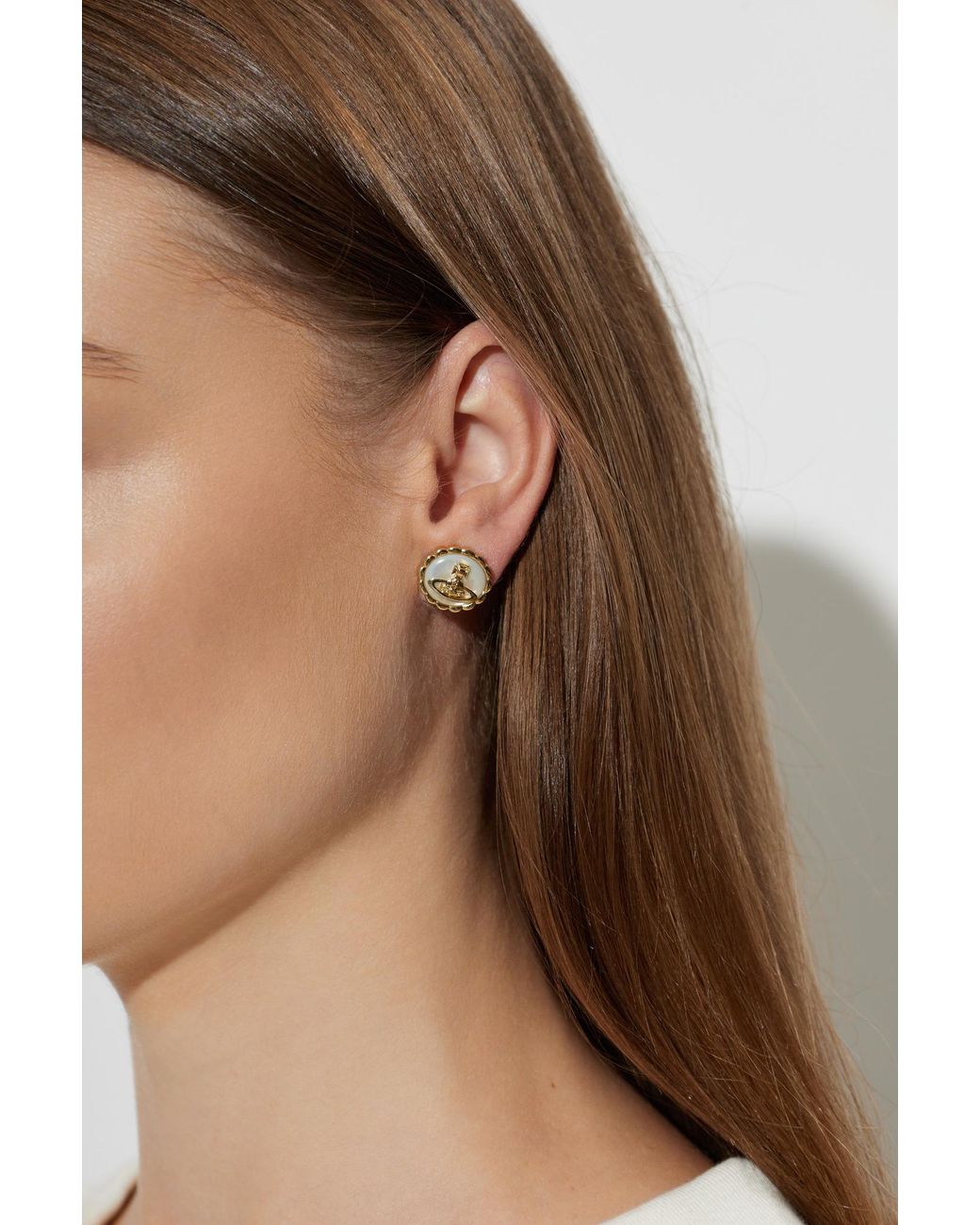 Vivienne Westwood Metallic Earrings 'Bluma'