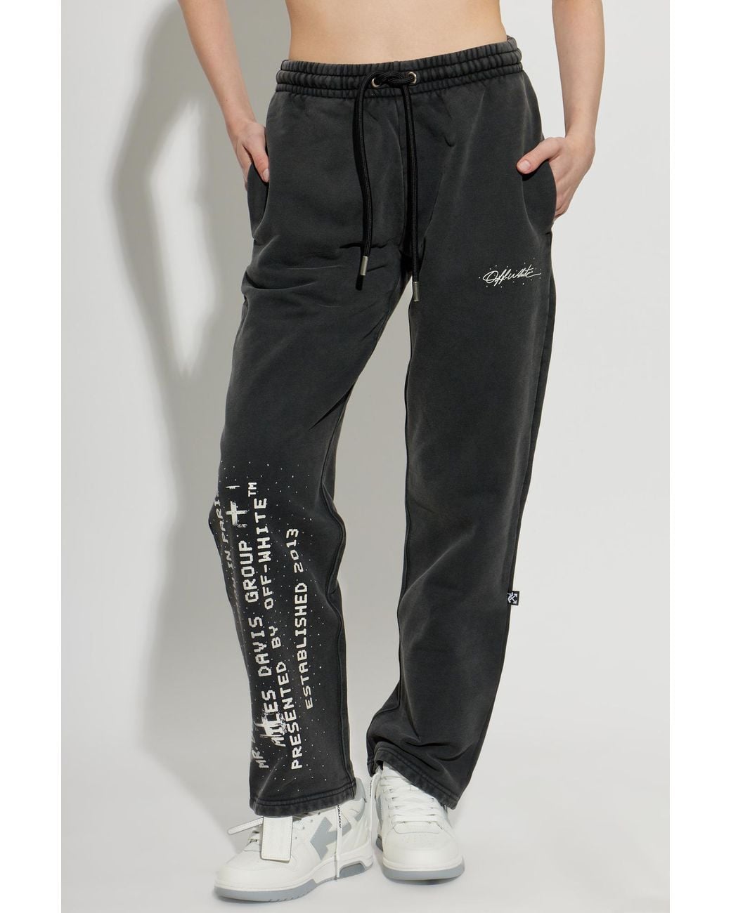 Off-White c/o Virgil Abloh Black Logo Track Pants