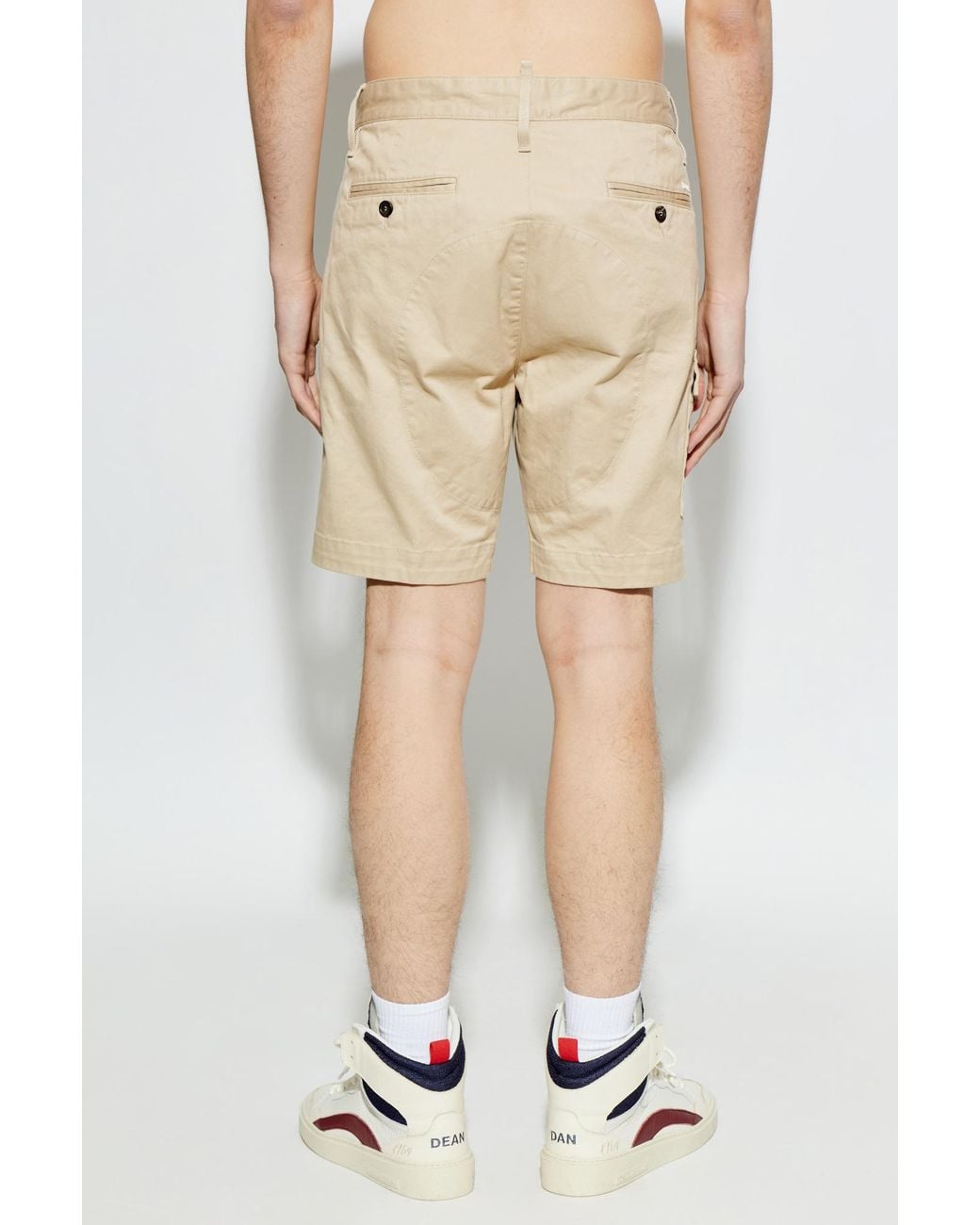 DSquared² Pink 'Cargo' Shorts for men
