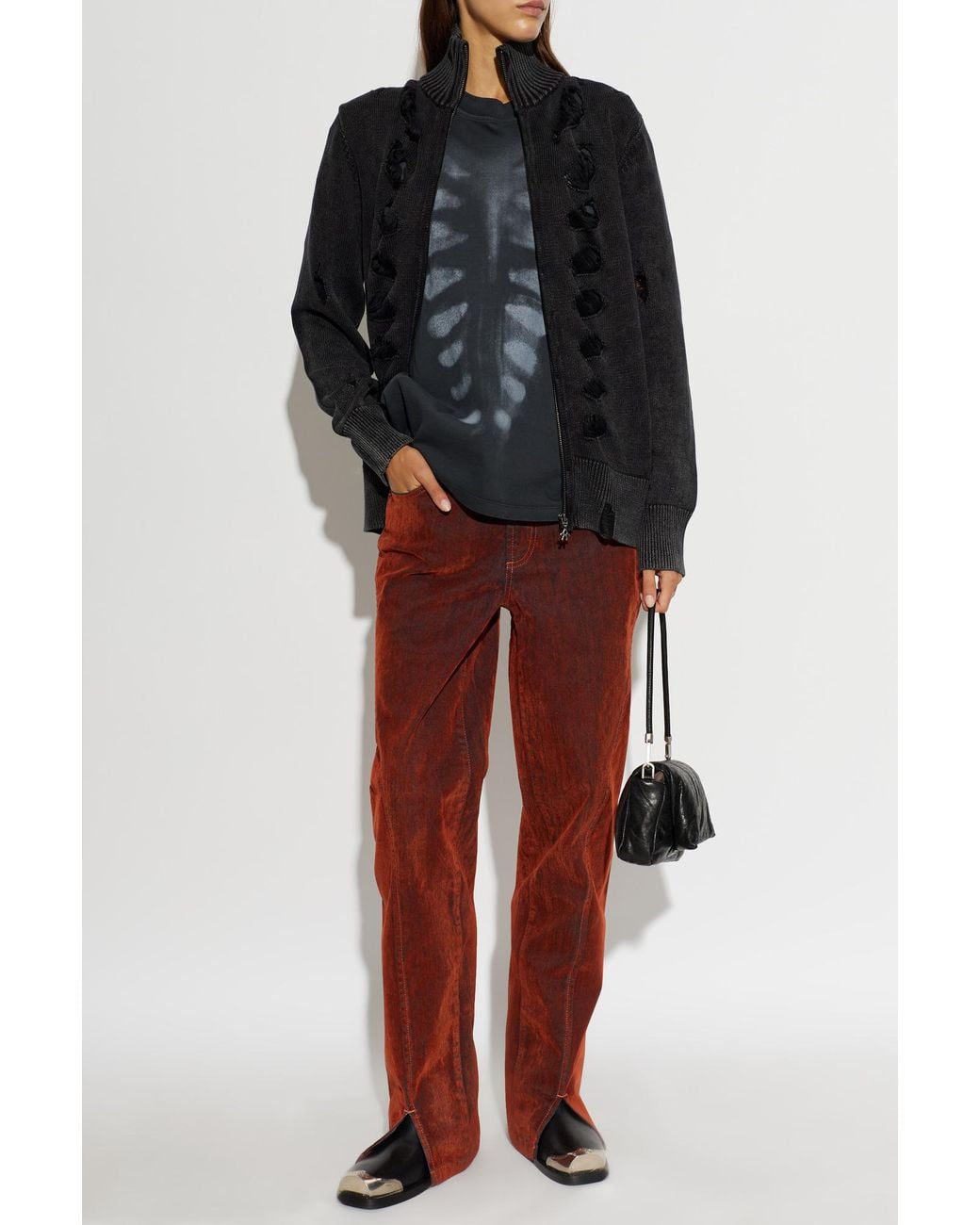 AVAVAV Red Straight-Leg Jeans