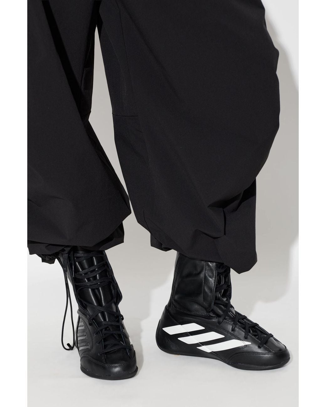 Adidas Originals Black Adidas X Entire Studios Ankle Sneakers 'Feroza Boot'