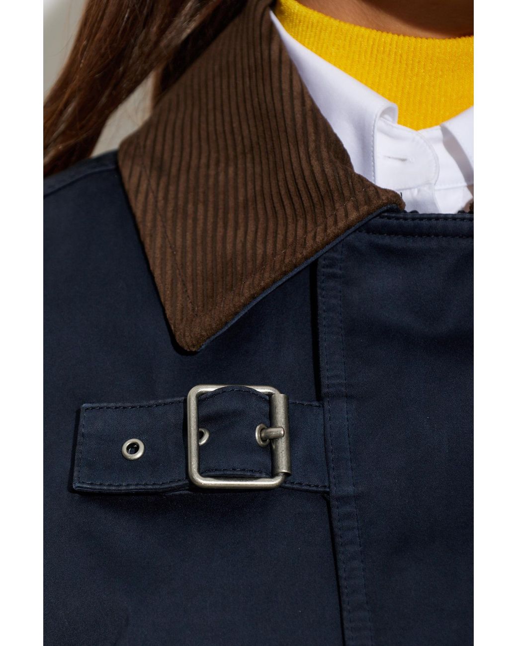 Loewe Blue Short Jacket With Pockets