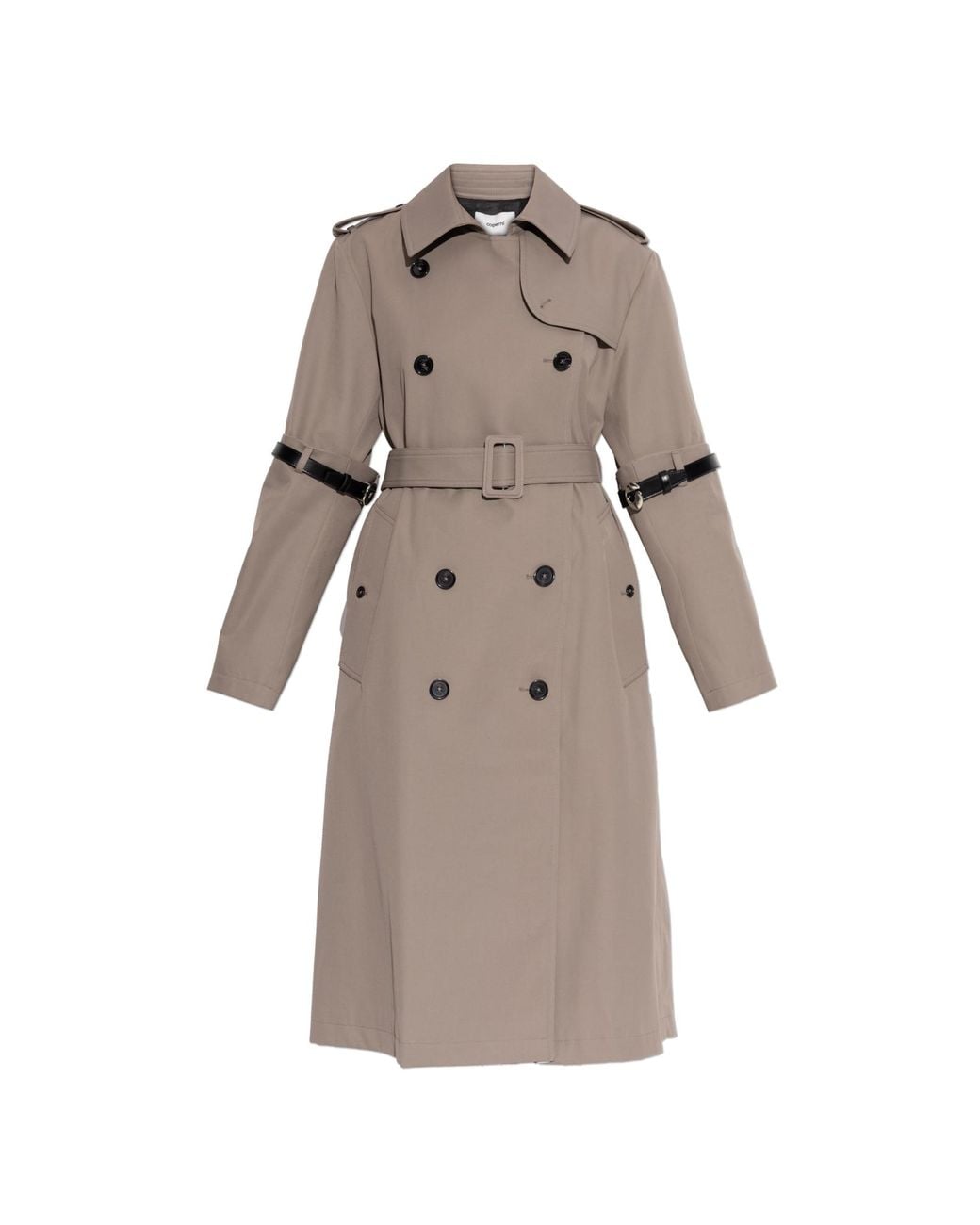 Coperni Natural Trench Coat With Belt