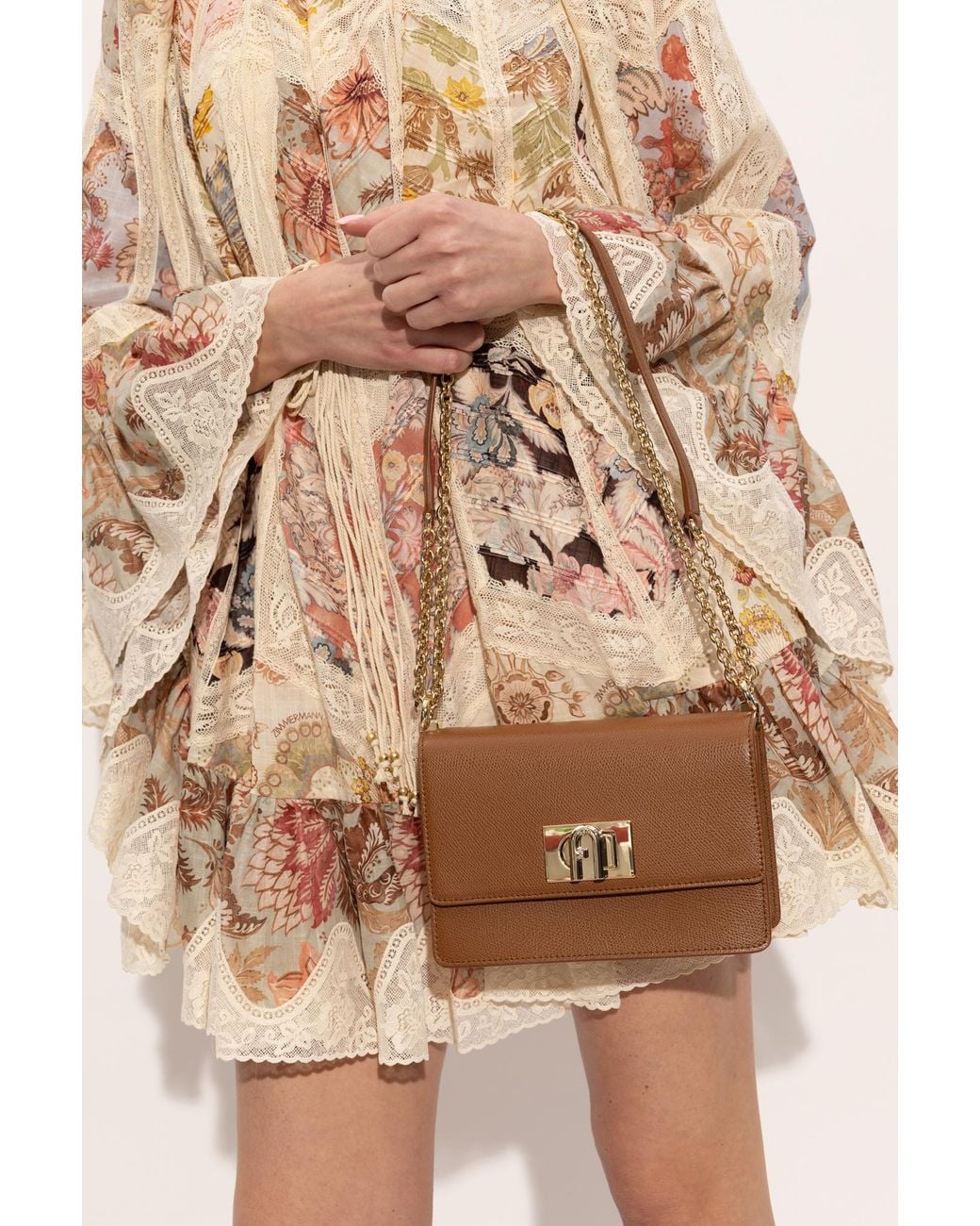 Furla Brown Shoulder Bag '1927 Mini'