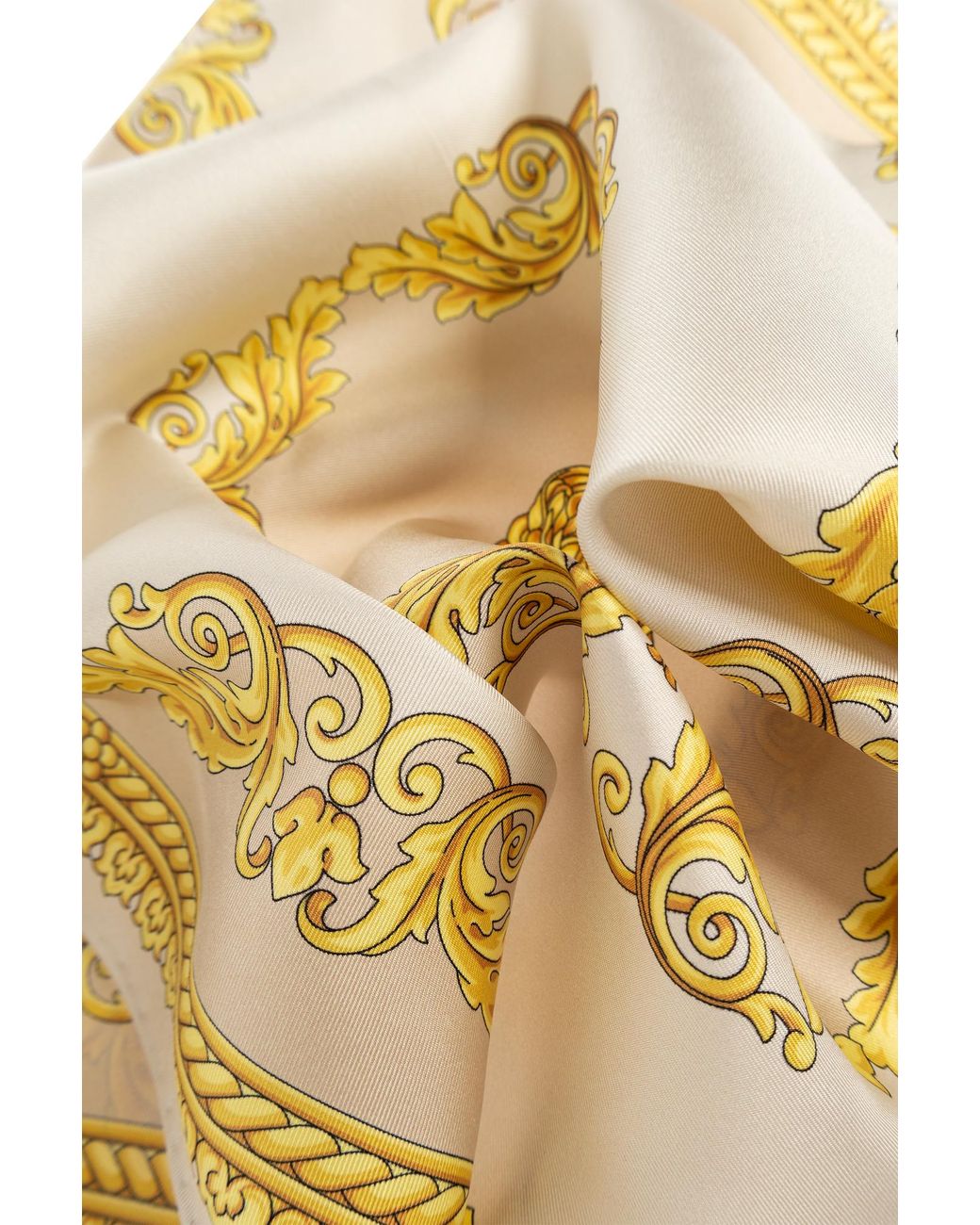 Versace Metallic Silk Scarf