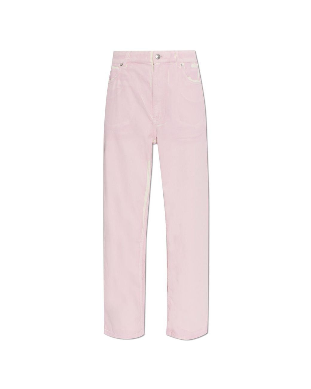 Marni Pink Straight-Leg Jeans