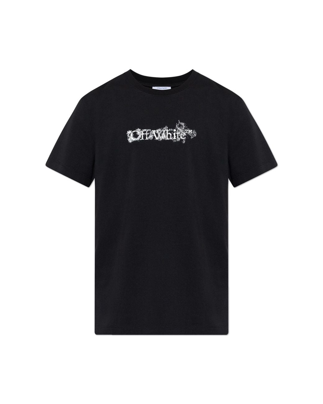 Off-White c/o Virgil Abloh Black T-Shirt With Logo for men