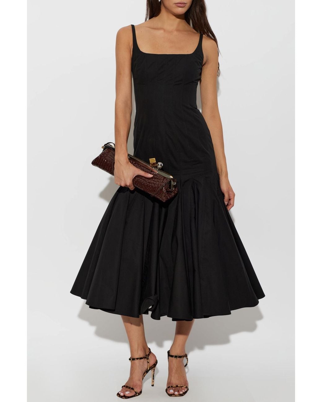 Gianvito Rossi Brown Leather Heeled Sandals