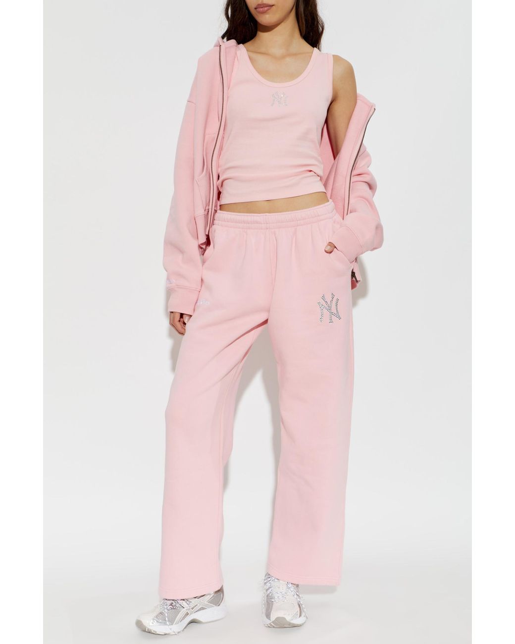 Sporty & Rich Pink Sweatpants From The '47 & The New York Yankees' Collection
