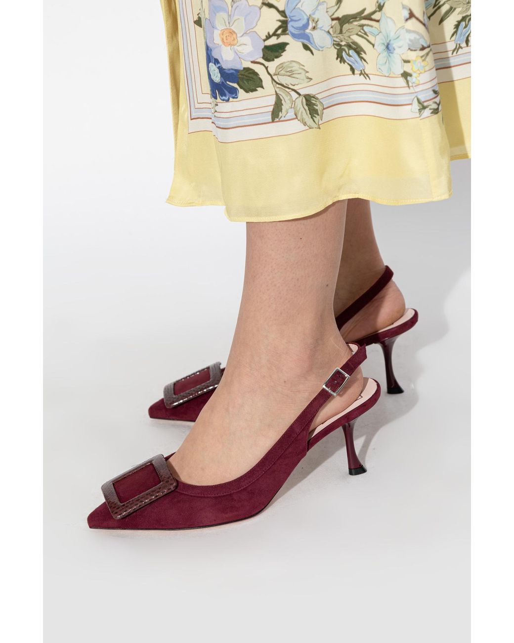 Roger Vivier Brown Heeled Shoes 'Viv