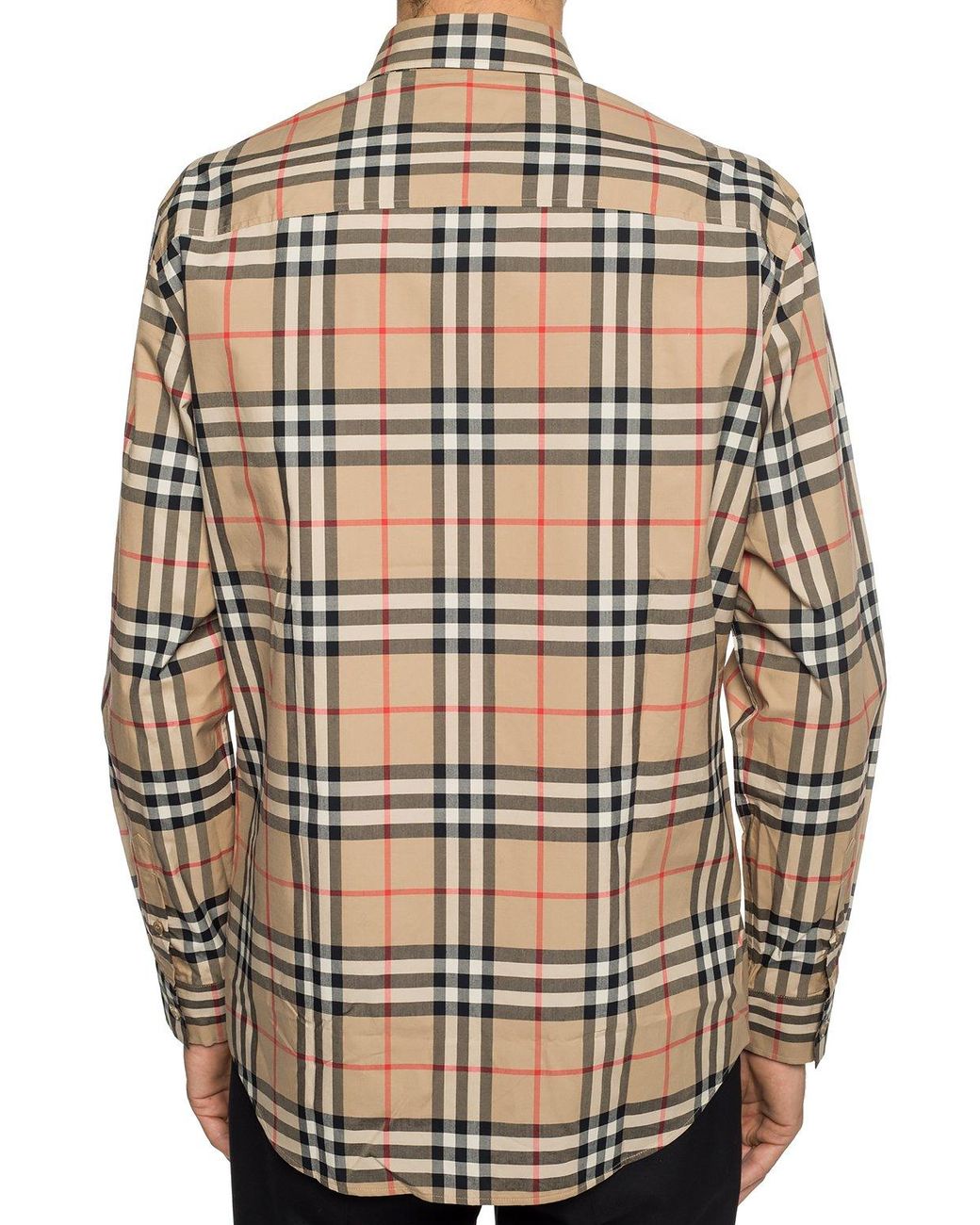 Burberry Striped Shirt in Blue for Men | Lyst