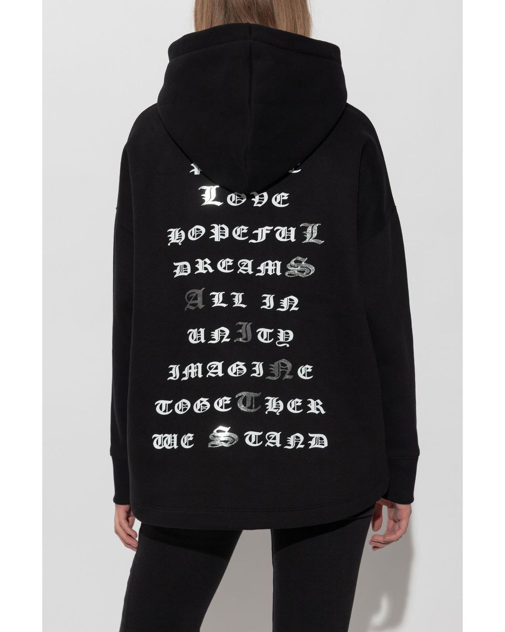 AllSaints Black 'Vision' Hoodie
