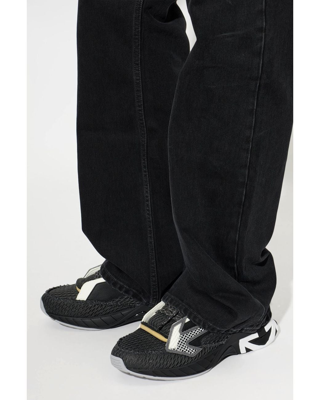 Off-White c/o Virgil Abloh Black 'Space Memo' Sneakers for men