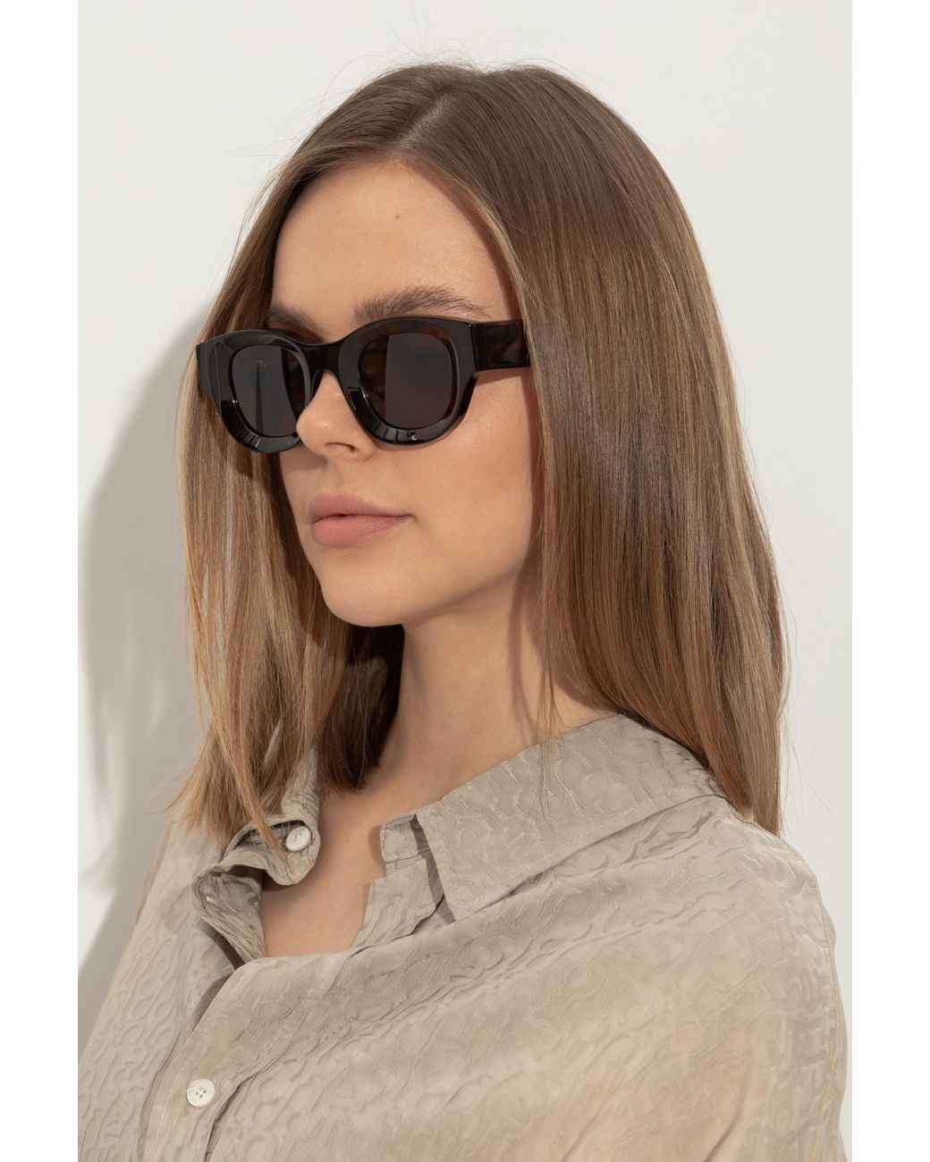 Thierry Lasry Brown Sunglasses Hoody