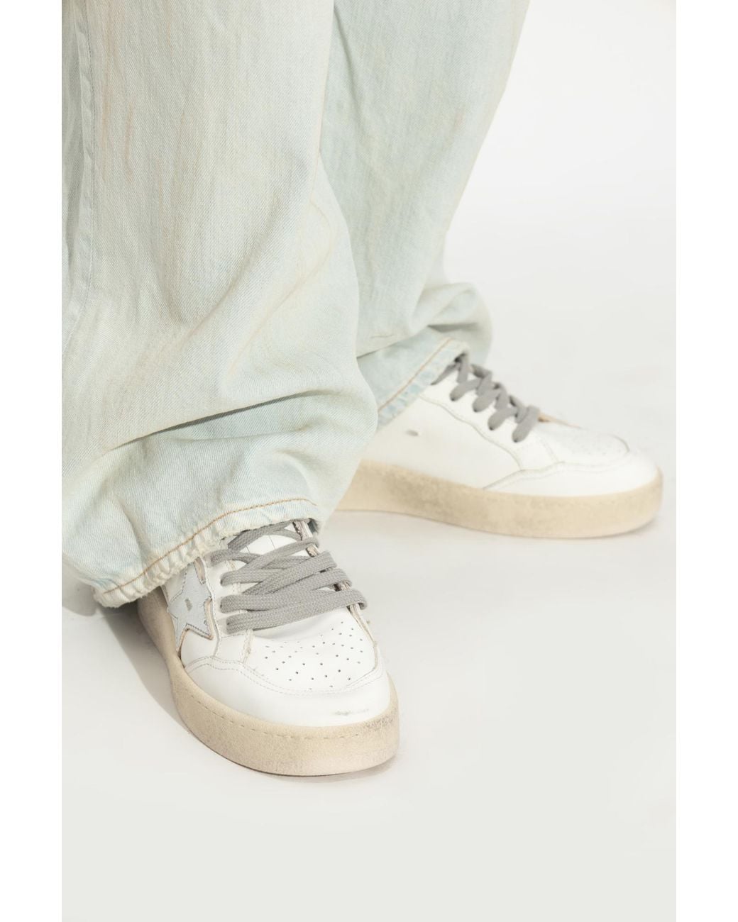 Golden Goose Deluxe Brand White Sneakers 'Ballstar 2'