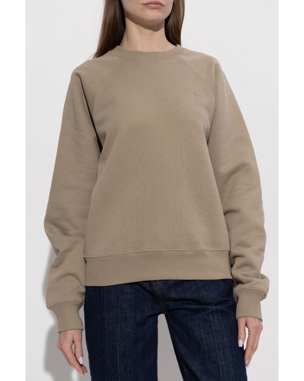 AMI Blue "Oversize" Sweatshirt for men