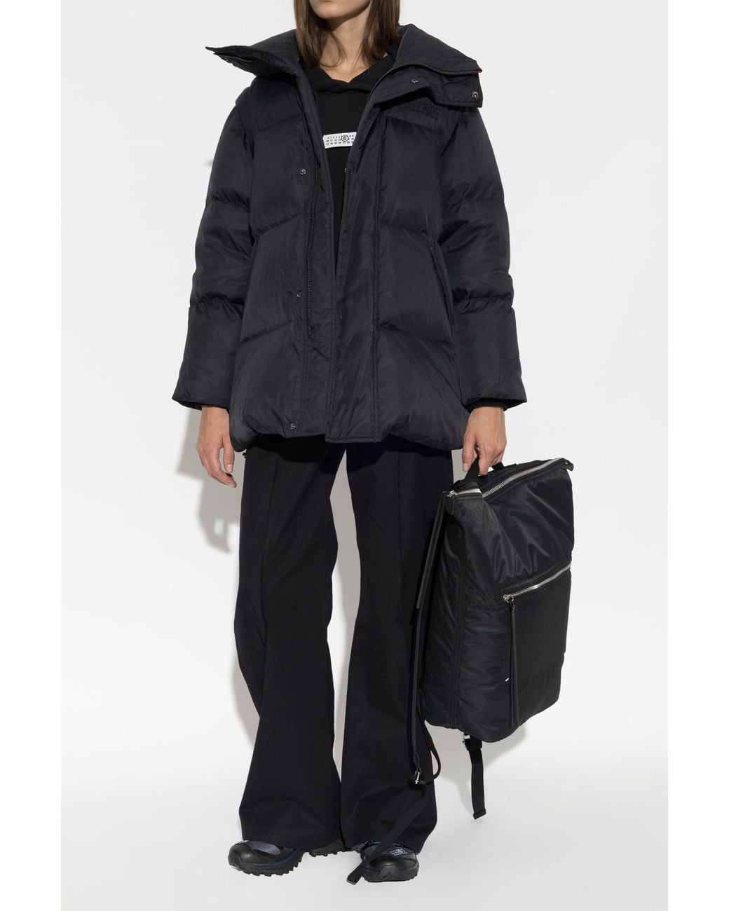 MM6 by Maison Margiela Blue Puffer Jacket