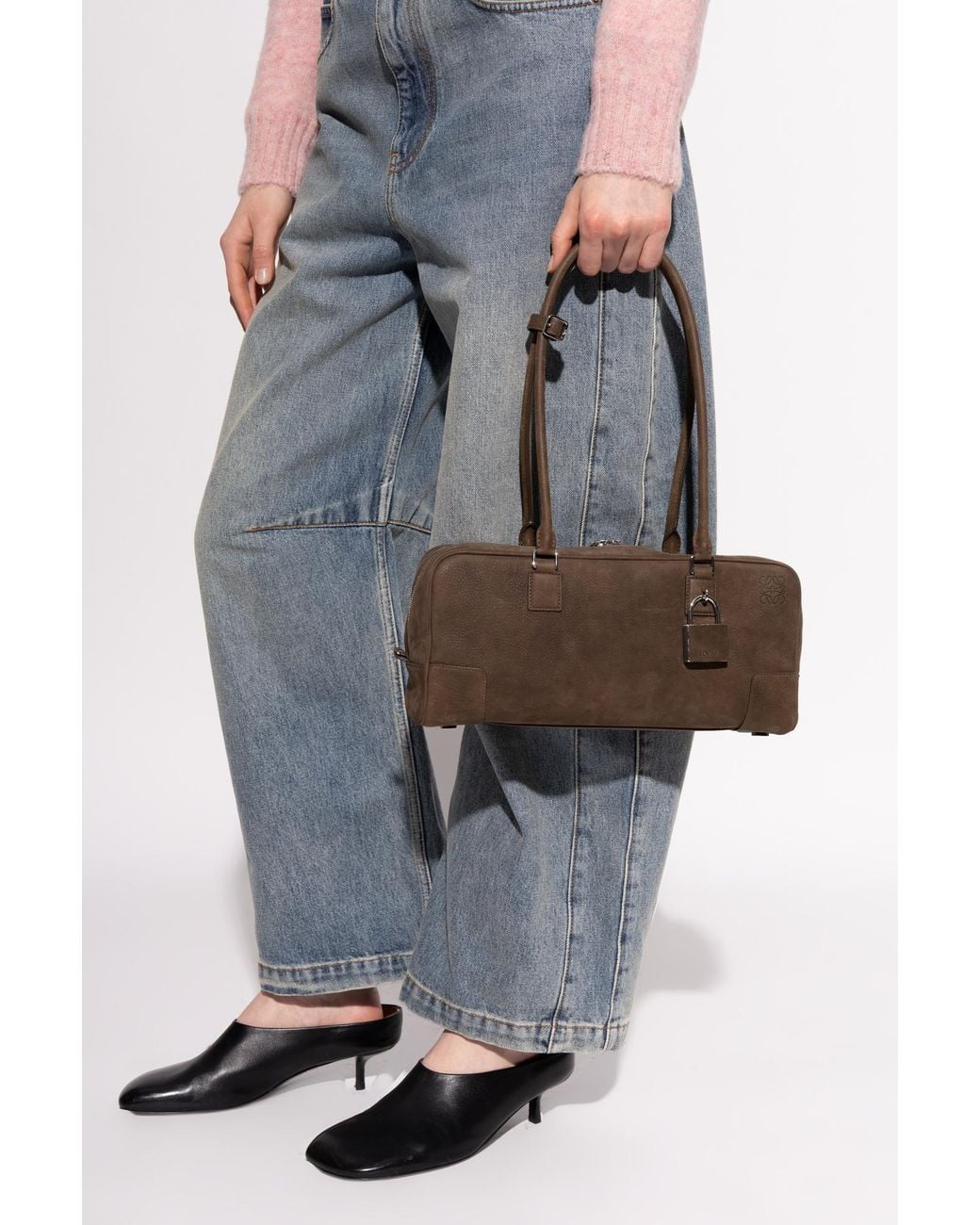 Loewe Brown Shoulder Bag 'Amazona 31'
