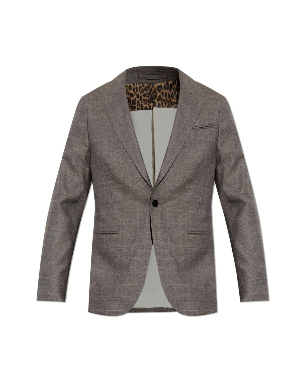 AllSaints Gray "Clover" Blazer for men